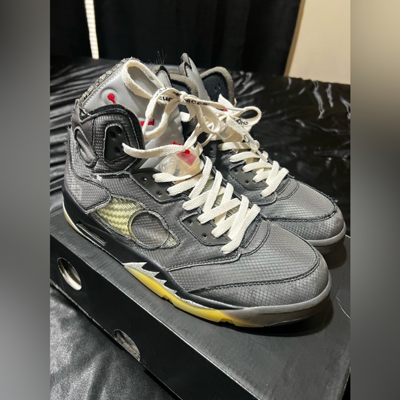 2020 Off-White x Air Jordan 5 Retro SP 'Muslin' - Picture 5 of 6